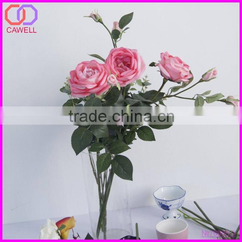 china wholesale multi color PU artificial rose flower