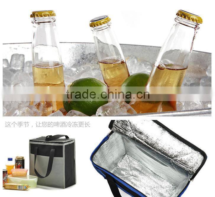 OEM produce perfect insulating silver effect cooler bag