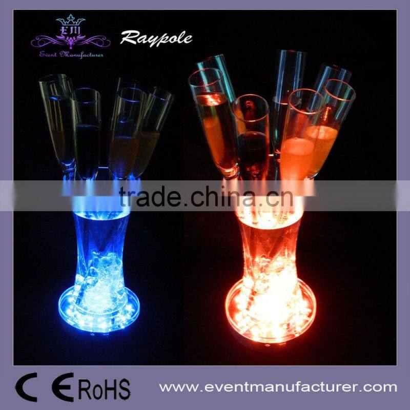 Battery powered RGBW 18PCS 5050 RGBW LED wedding centerpiece vase base wedding decoration