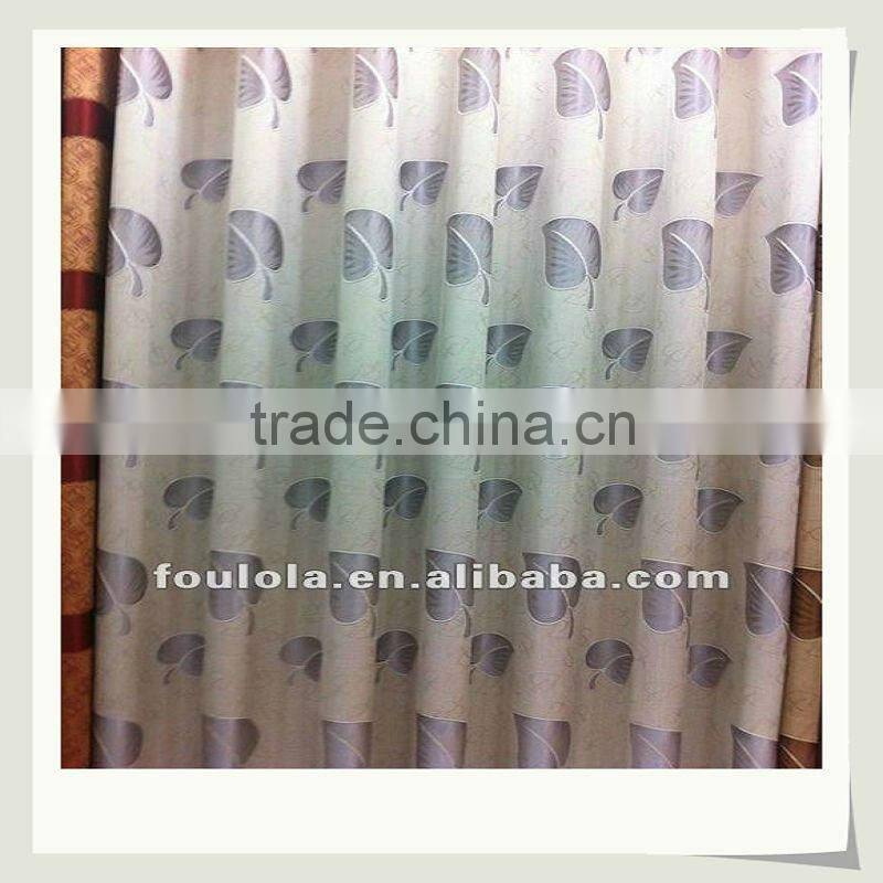 Simple Design European Style Polyester 2.8m Width 170g/m2 Bedroom Curtain Fabric Material