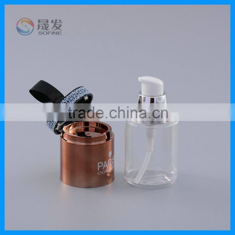 Flip pet cosmetic liquid foundation bottle