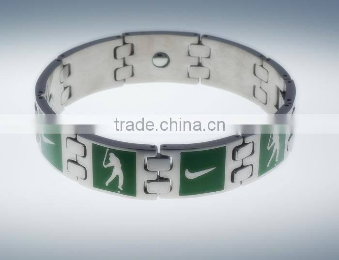 sports magnetic golf titanium bracelet,titanium germanium bracelet,titanium bracelet,sports bracelet