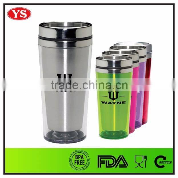 450ml insulated double wall promotion thermal car mug