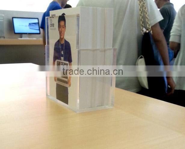 hot sale acrylic plastic box display stand