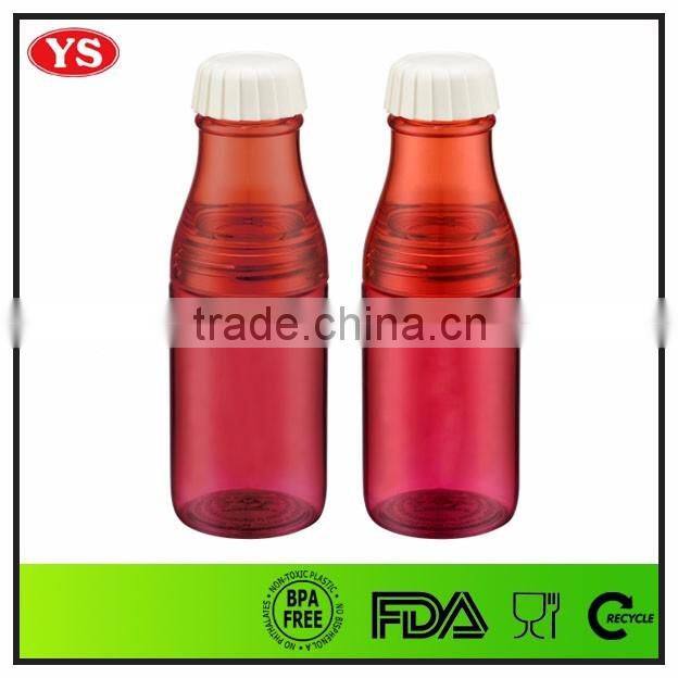 500ml bpa free plastic drinking bottle with screw lid