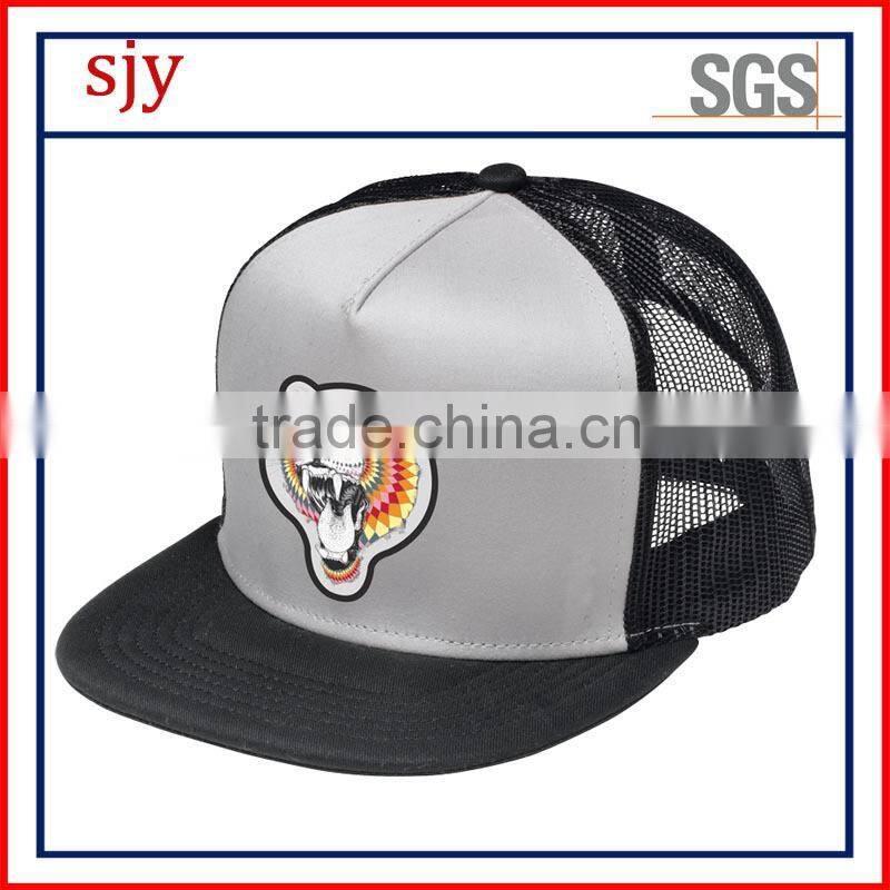 custom flat brim metal plate cheap snapback cap for sale