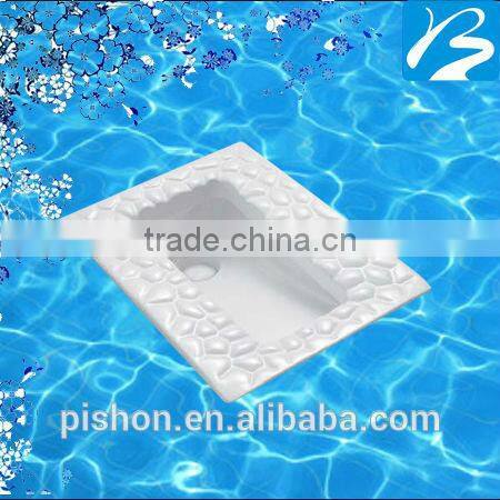 China product hotel supply squat toilet installation