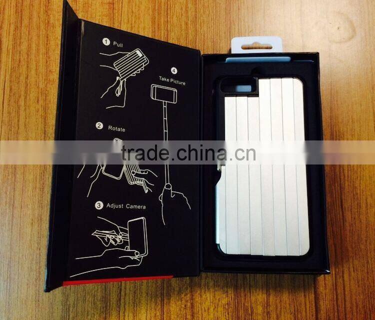 New Product 360 Degree Rotate Aluminum Selfie Stick Case for iPhone 6 6S