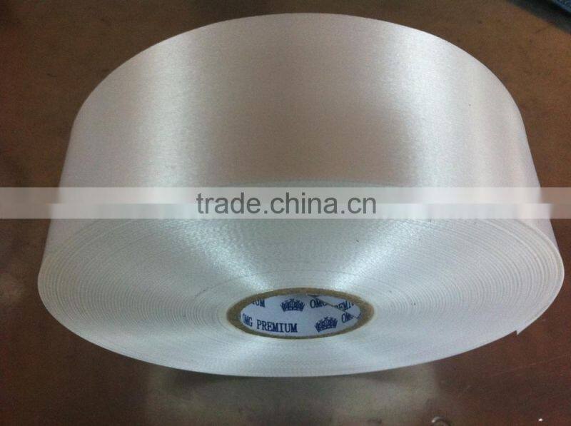 2015 Wholesale Black Color Satin Ribbon 50mm