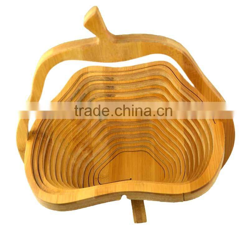 BK010/2015 novety cute hanging storage baskets chinese cheapbamboo hanging storage basket with lid