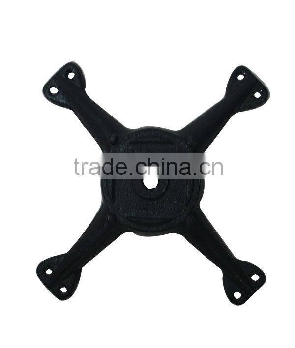 Cast Iron Black Round Patio Table Base