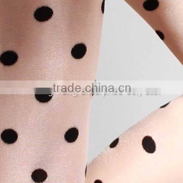 Manufacturer Lady Fashion Dot Pattern Sexy Tights