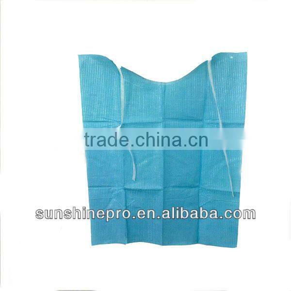 dental supply dental bibs, teeth whitening bibs, medical dental bibs, teeth whitening paper bibs, bib for teeth bleaching