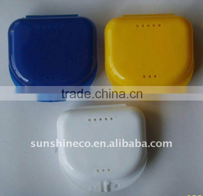 New products small bue box/ dental holder/ Food grade material plastic mouth guard box/ SMTC01