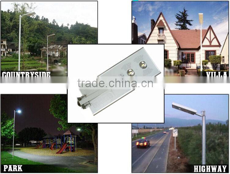 Good Quality CE RoHS Approval IP65 Solar Integrated COB LED Street Light