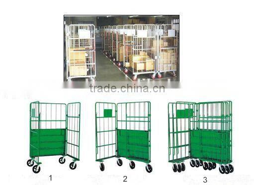 rolling metal storage cage