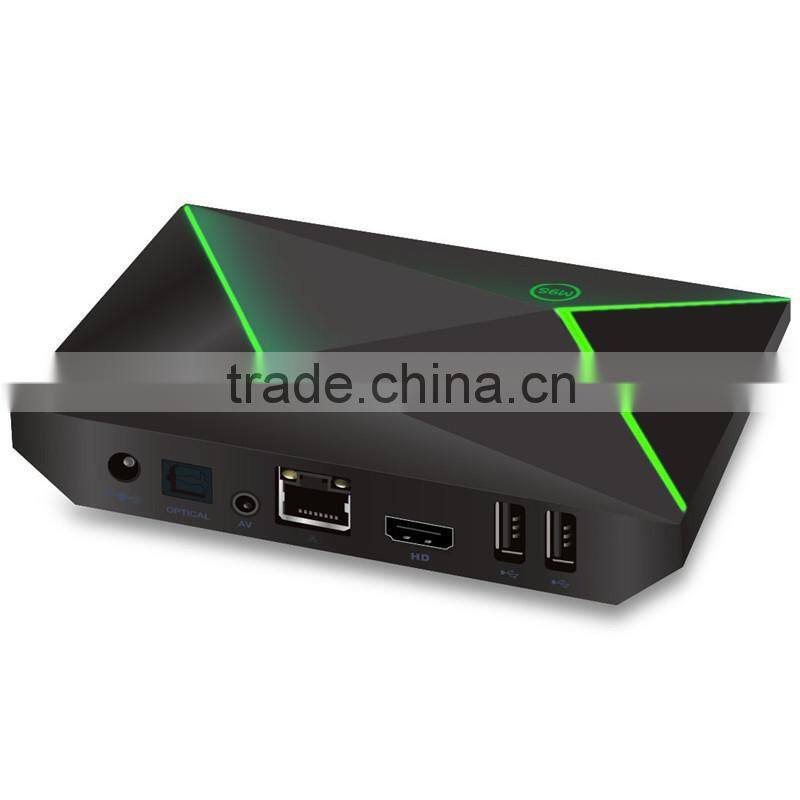 2016 New Arrival M9S Z8 S905 2G 16G Android 5.1 4K TV BOX 2.4G WIFI 1000M LAN Bluetooth KODI