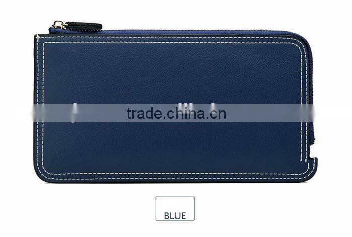 Fashionable Women Wallet 2015 Custom Leather Zipper Funny Wallet