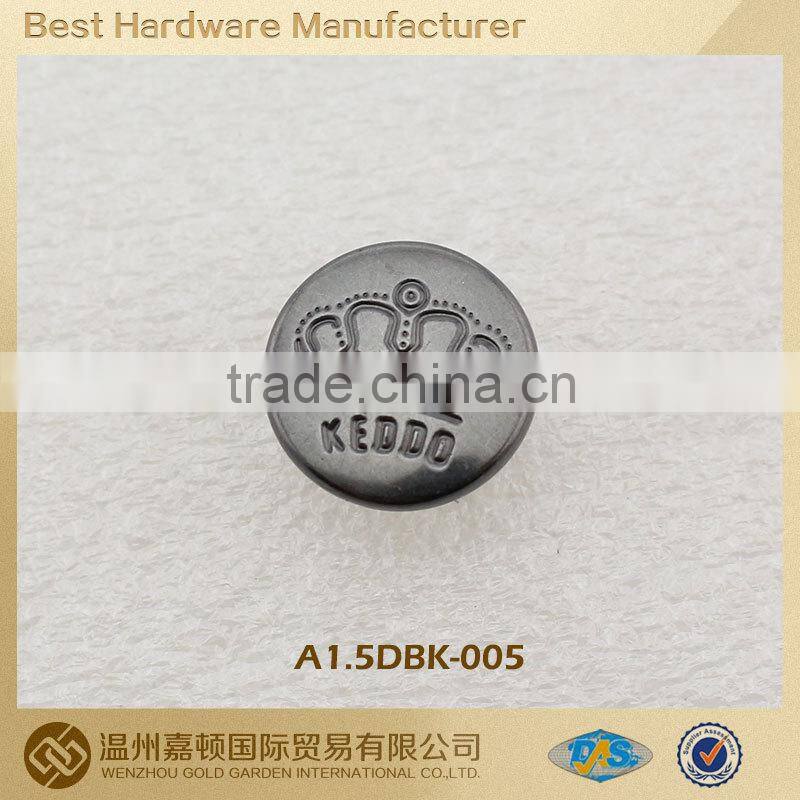 custom press snap button for jacket clothing