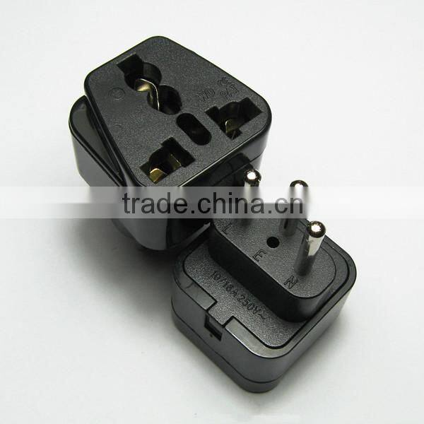 Swiss travel adapter, Swiss world travel pluh adaptor, inlay way
