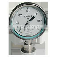 Y-150B/MC/316L diaphragm pressure gauge