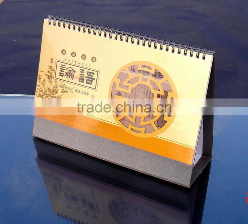 2015 Wholesale Standing Funny Cute Cardboard Desk Calendar