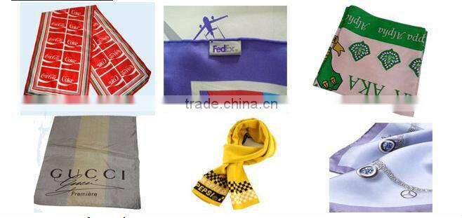 Chinese Customized Digital Print 100% Silk Scarf Hua0915-10