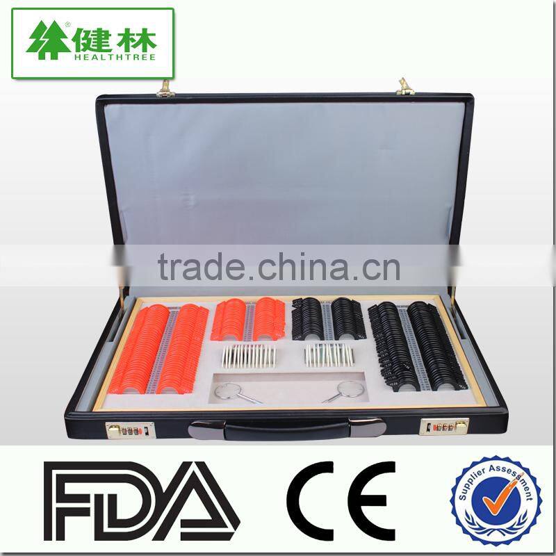 The Latest Top Quality Aluminium Case Metal 266 PCS 36.5 MM Trial Lens Set