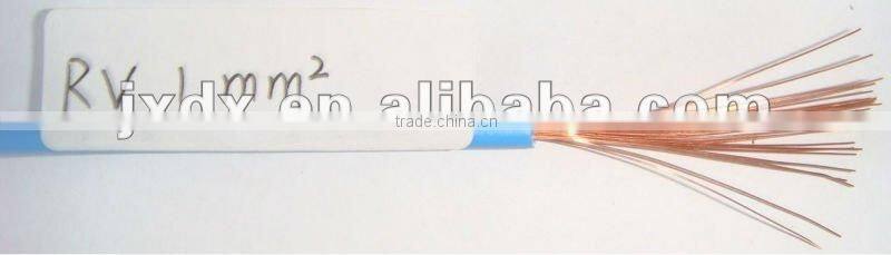 copper conductor pvc insulation electric wire