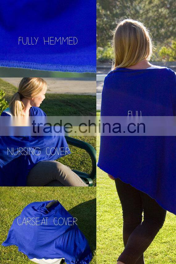 bamboo spandex jersey red baby car seat fashion mummy breastfeeding nursing cover