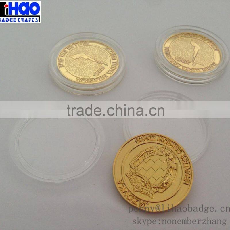 2016 Metal Custom Souvenir Gold Coin