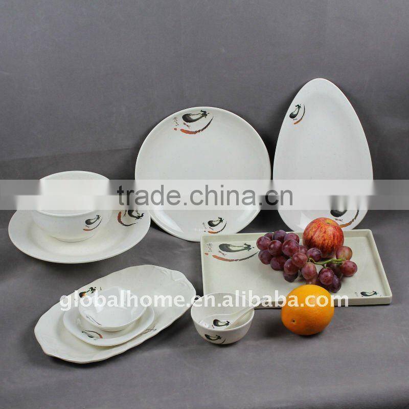 melamine dinnerware set
