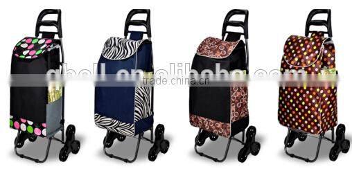 Climbable Stairs And Foldable Shopping Trolley