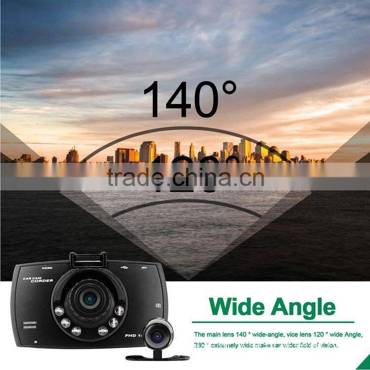 Dash Cam Car DVR 6pcs IR LED Night Vision HD 1080P HDMI Camera Video Recorder G-sensor+ Microphone+ USB XY-H700