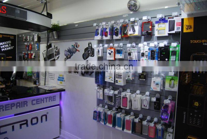 2014 hot sale security display slatwall hooks