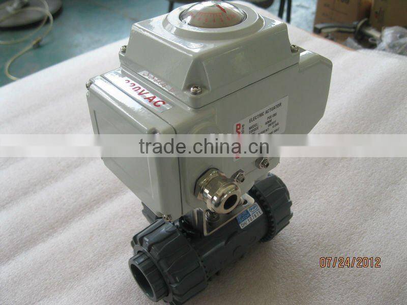 Manual operated pvc 3way 2'' pvc valves