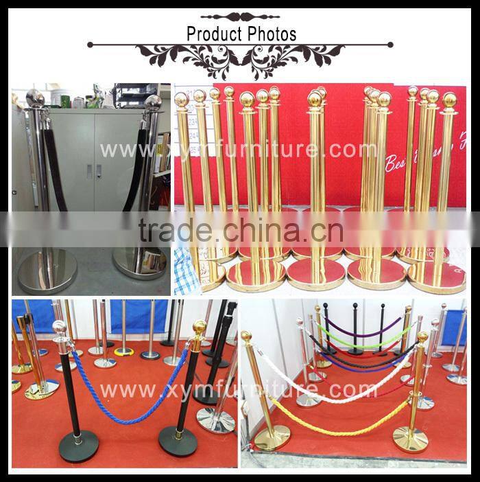 Foshan Brand Professional Crow Control Hotel Metal Queue Barrier