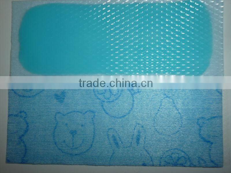 blue color effective fever reducing gel packs