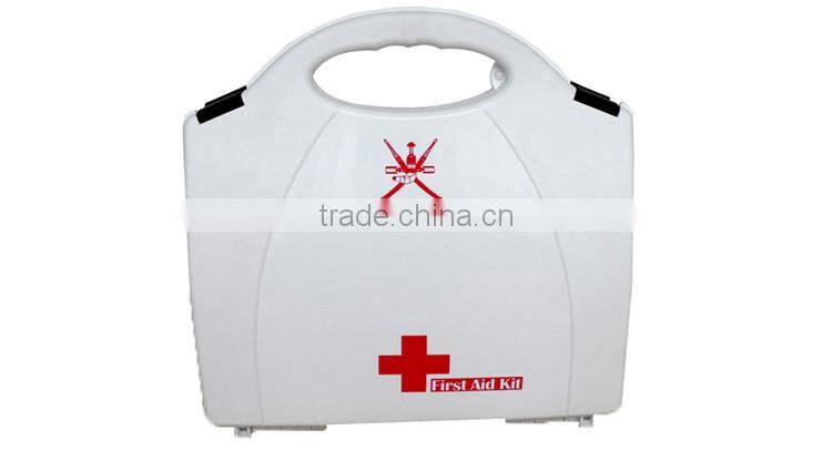 Easy to recognize snap closure first aid kit waterproof box with label