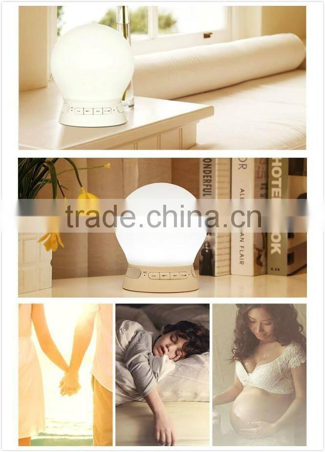 Sunrise Wake Up Light APP Play music Alarm Clock With FM Radio and Nature sound