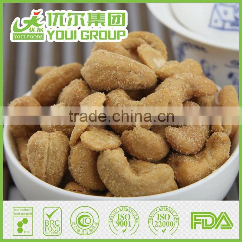 HACCP Certified Cashew Nut Wasabi Coated Cashew Nuts Snacks