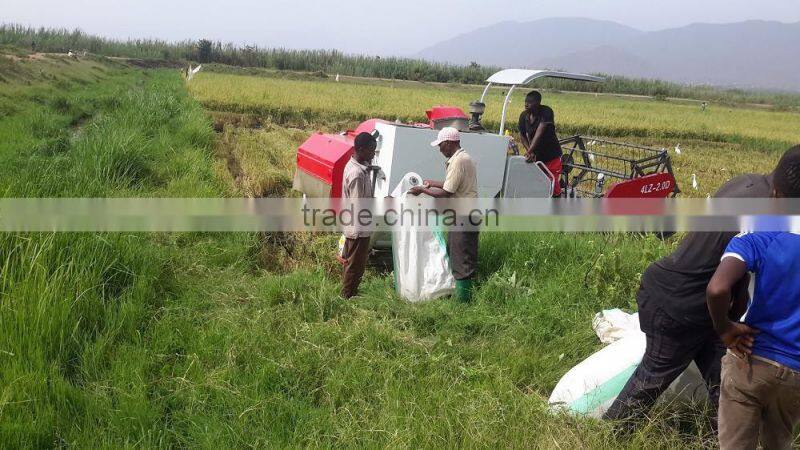 mini corn rice wheat combine harvester