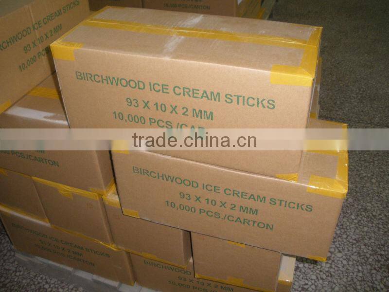 china supplier wooden colored ice cream sticks