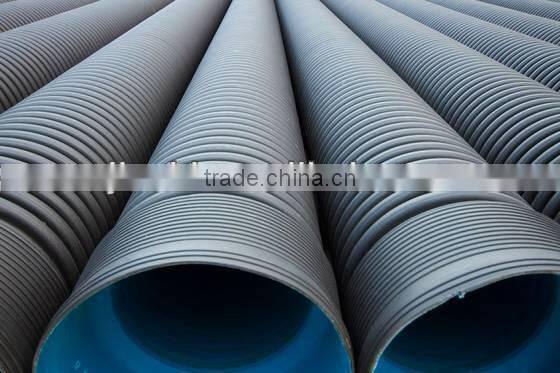 SN4 Drainage White double wall PVC pipe