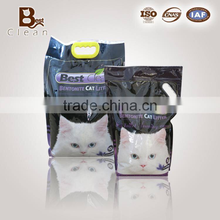 Strong Caking bentonite kitty sand with Lemon odor
