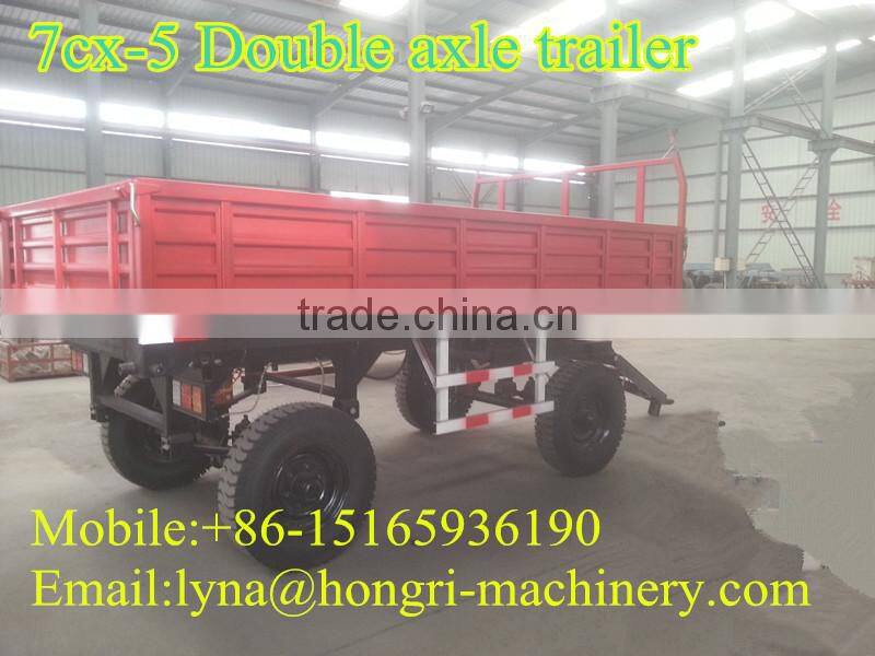 Factory produce 7CX-5 agricultural tool farm trailer