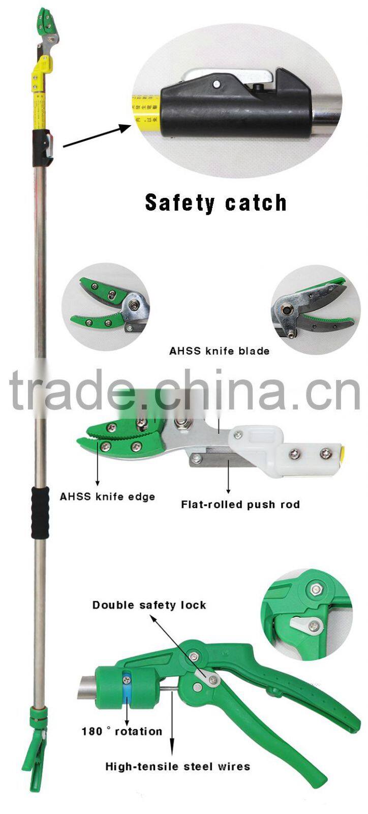 iLOT rachet long pole orchard/ garden tools - fruit picker/harvester, tree prunner