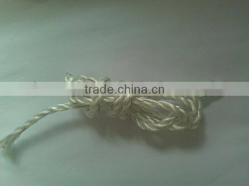 Wire fence rope