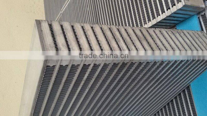 air cooled plate &bar aluminum oil cooler core with high heat transfer