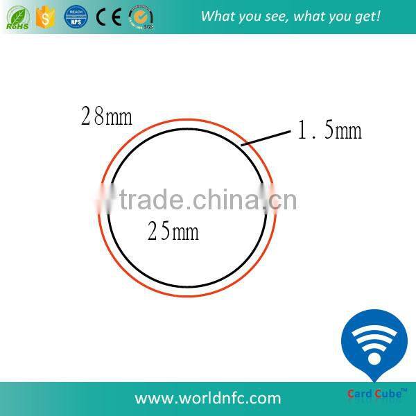 Printed 13.56MHz Rewritable RFID 1K F08 Small NFC Tag